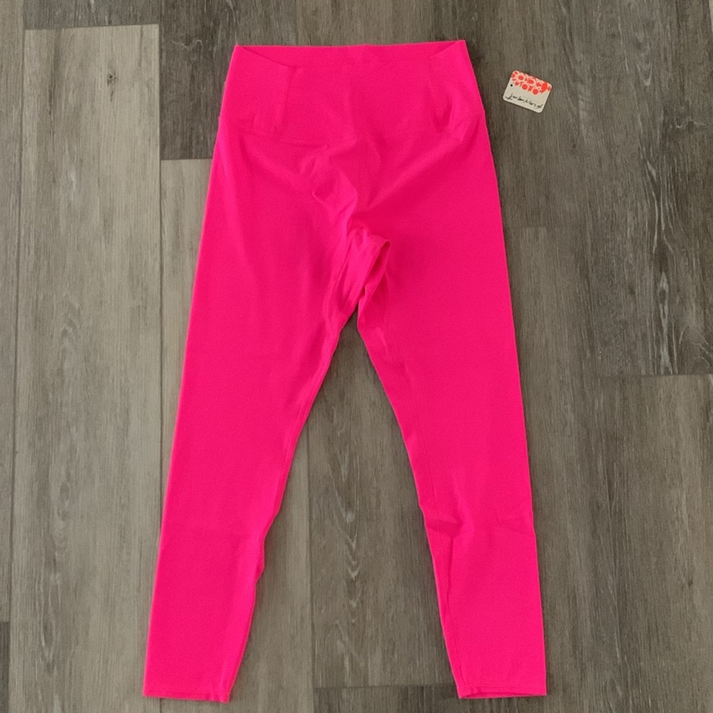 FP MOVEMENT Never Better Leggings Hot Pink NWT - Picture 5 of 9